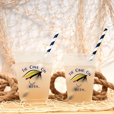 16oz Full color Frost Flex Cups