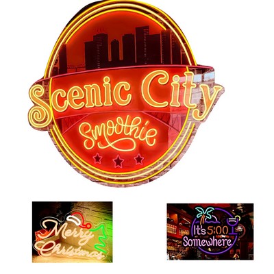 Custom Led Neon Advertising Light Sign