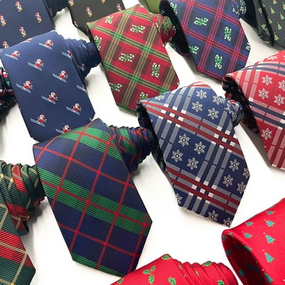 Custom Polyester Silk Jacquard Men's Tie Necktie