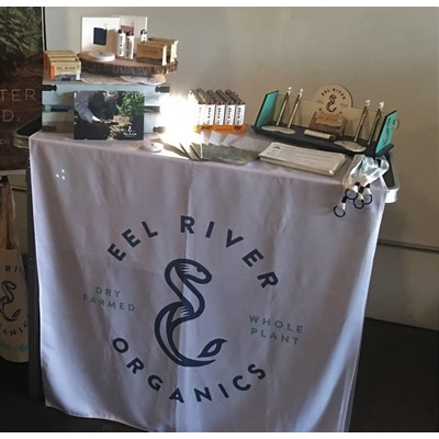 30" x 60" Cotton Linen Table Runner (Dye Sublimation Print)